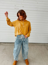 Load image into Gallery viewer, Maggie Barrel Blue Jean Denim