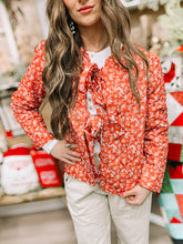 Load image into Gallery viewer, Pippa Bow-Tie Quilted Jacket