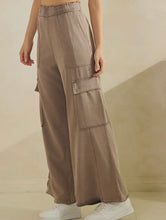 Load image into Gallery viewer, Ashen Cargo Boho Mineral Pants-stretchy