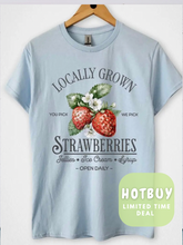 Load image into Gallery viewer, Strawberries Artisan Graphic Tee