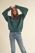 Load image into Gallery viewer, Forrest Cable Sleeve Soft Sweater
