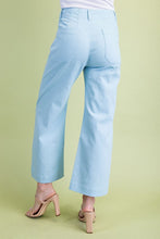 Load image into Gallery viewer, Mikayla Cropped Stretchy Denim- Spring Blue