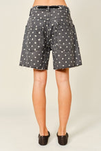 Load image into Gallery viewer, Rope Tie Polka Dot wide leg shorts- 100% cotton