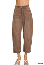 Load image into Gallery viewer, Chocolate Barrel Mineral Wash Denim Pants-stretchy