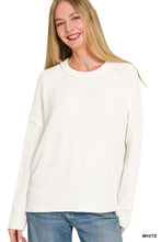 Load image into Gallery viewer, Chalet Raw-Edge Long Sleeve