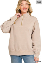 Load image into Gallery viewer, Lula Half Zip Bubble Sleeve Fleece Pullover
