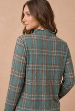 Load image into Gallery viewer, Kensington Plaid Mock Neck Top
