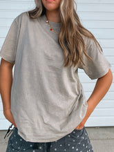 Load image into Gallery viewer, Olive Green Light Washed Cotton Top- stretch