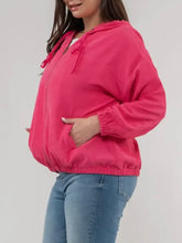 Load image into Gallery viewer, Hot Pink Aviva Brushed Jacket