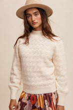Load image into Gallery viewer, Aspen Creme Cozy Sweater