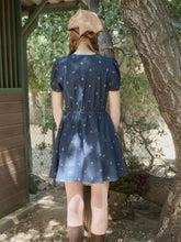 Load image into Gallery viewer, Laney Bow Denim Dress
