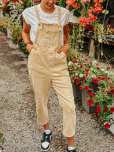 Load image into Gallery viewer, Mustard Free Soul overalls-stretch denim
