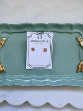 Load image into Gallery viewer, Flower Mini Earring- Sterling Silver