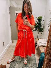 Load image into Gallery viewer, Coral Remi Travel Skirt Set - 2 items one price