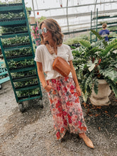 Load image into Gallery viewer, Kenzie Floral Smocked Skirt- Stretch Waist