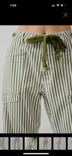 Load image into Gallery viewer, Olive Free Soul Stripe Barrel Denim