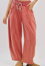 Load image into Gallery viewer, Aviva Barrel Boho Rust Mineral Pants- cotton