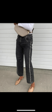 Load image into Gallery viewer, Midnight Track Denim- wide legs