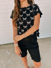 Load image into Gallery viewer, Bow Sweater Vest- Black