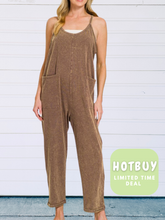 Load image into Gallery viewer, Chocolate Mineral Washed Jumper-stretchy