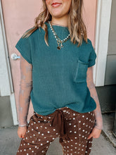 Load image into Gallery viewer, Harper Pale Jade Sweater Vest - stretch