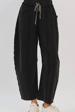 Load image into Gallery viewer, Aviva Barrel Boho Black Mineral Pants- cotton