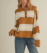 Load image into Gallery viewer, Rugby Mustard Sweater- super soft
