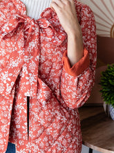 Load image into Gallery viewer, Pippa Bow-Tie Quilted Jacket