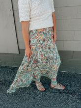 Load image into Gallery viewer, Corra Boho Floral Skirt - stretch elastic