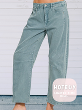Load image into Gallery viewer, Avenue Blue Boyfriend Barrel Pants-Stretchy (Copy)