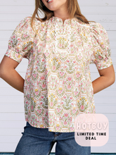 Load image into Gallery viewer, Ivy Patterend Blouse -Stretchy (Copy)