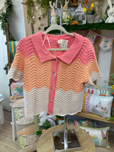 Load image into Gallery viewer, Peach Dream Crochet Cardi