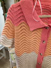 Load image into Gallery viewer, Peach Dream Crochet Cardi
