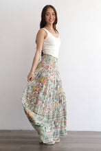 Load image into Gallery viewer, Corra Boho Floral Skirt - stretch elastic