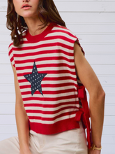 Load image into Gallery viewer, American Girl Tie Up Sweater Vest