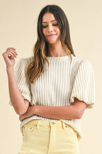 Load image into Gallery viewer, Gwen Neutral Textured Blouse- Stretchy
