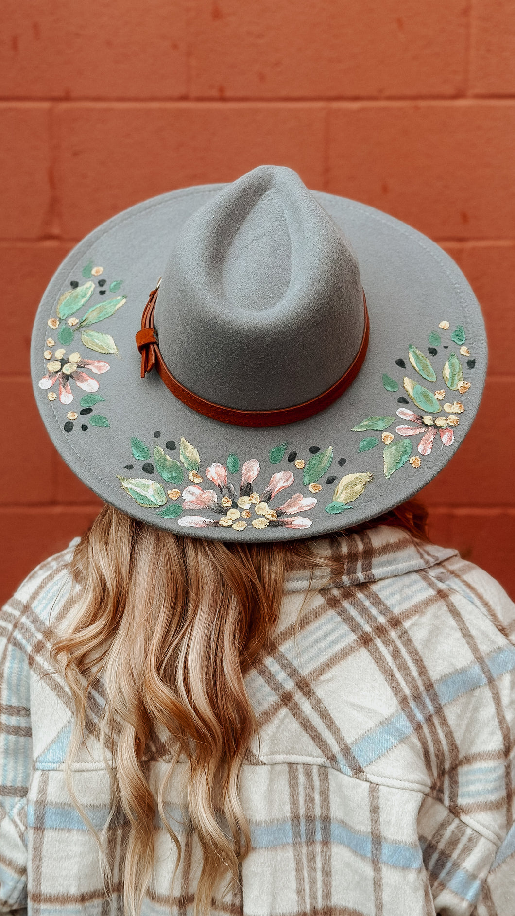 Artisan Brinn Painted Wide Brim Hat