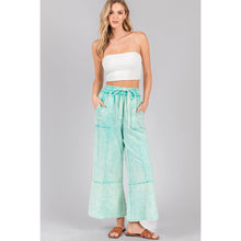 Load image into Gallery viewer, Pale Mint Boho Mineral Pants-stretchy
