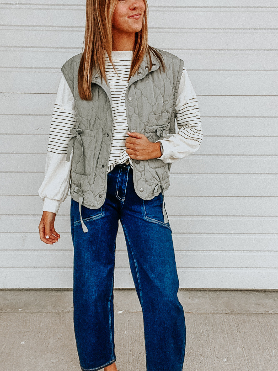 Sage Sydnee Quilted Puff Vest