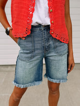 Load image into Gallery viewer, Boyfriend KanCan Denim Bermuda Shorts-Stretchy
