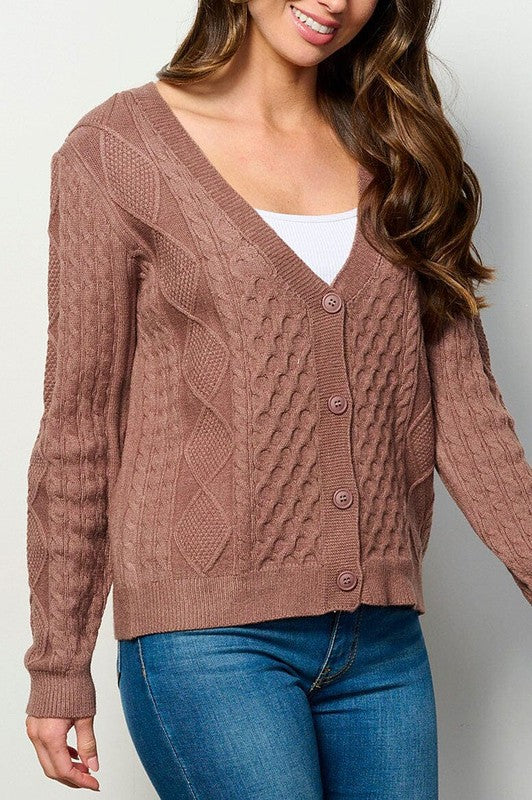 COCO Cabled Cardi