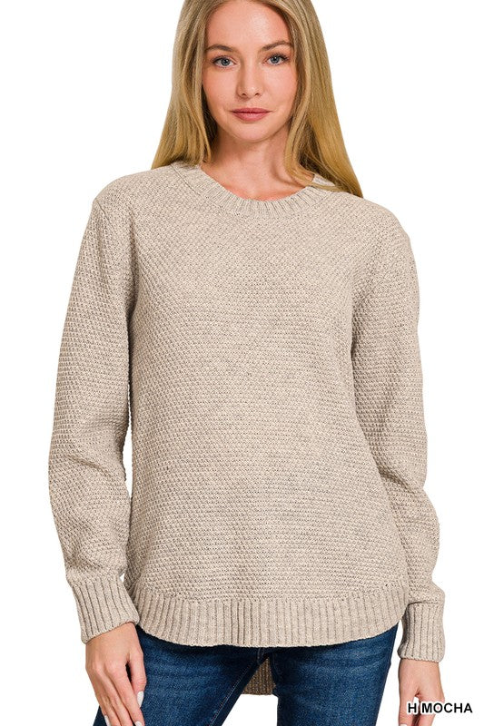 Cambridge Heathered Mocha Pullover