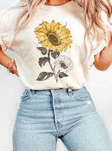 Load image into Gallery viewer, Mint Sunflower Vintage Artisan Graphic Tee (Copy)
