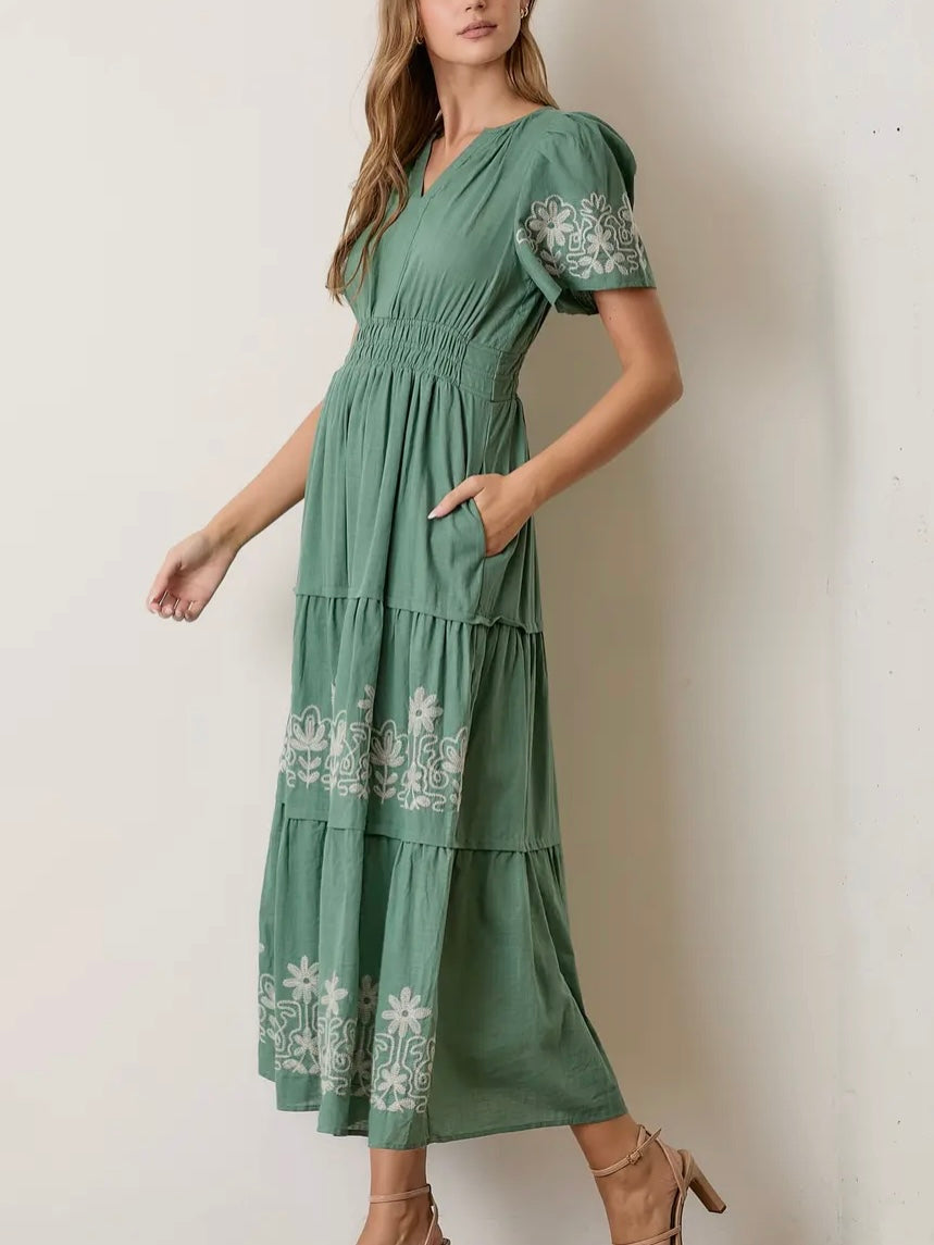 PROMO Price] Kenzington Dress- Stretch waist