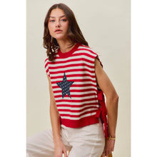 Load image into Gallery viewer, American Girl Tie Up Sweater Vest
