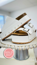 Load image into Gallery viewer, [SOLDOUT ] White Freya Platform Sandal
