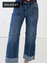 Load image into Gallery viewer, Emme Sassy Denim Risen Brand Pants
