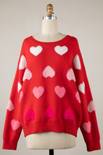 Load image into Gallery viewer, Pink Heart POP Pullover -Stretchy
