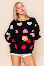 Load image into Gallery viewer, Black Heart POP Pullover
