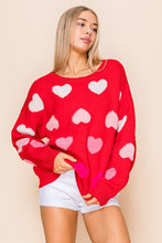 Load image into Gallery viewer, Pink Heart POP Pullover -Stretchy
